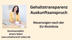 Read more about the article Gehaltstransparenz & Auskunftsanspruch über Vergleichsgehälter